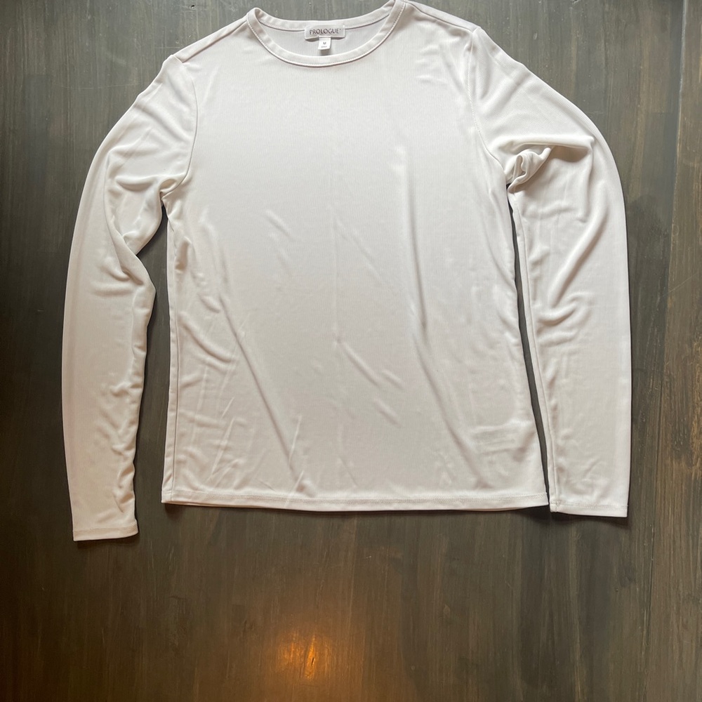Prologue Off-White Long Sleeve Top